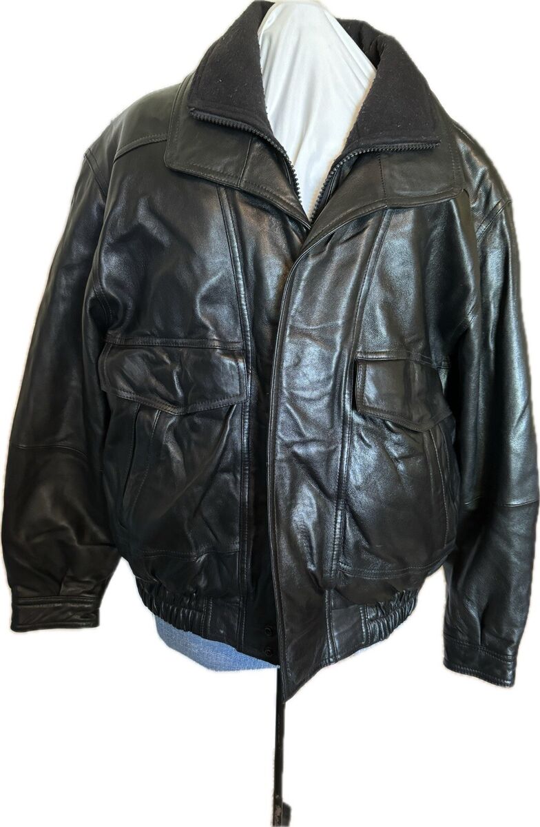 Pelle Studio Men Sz X Wilsons Leather Vtg Full Zip Jacket Pelle Studio Men Sz X Wilsons Leather Vtg Full Zip Jacket