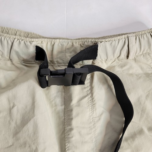 Pacsun Cargo Nylon Shorts Mens SZ Small Tan Belted - 第 3/10 張圖片
