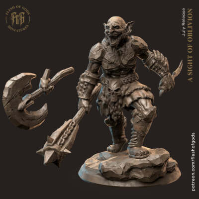 Crazy Goblin - A Sight of Oblivion - Flesh of Gods Wargaming D&D DnD