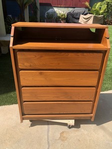 solid wood changing table dresser