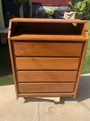 solid wood changing table