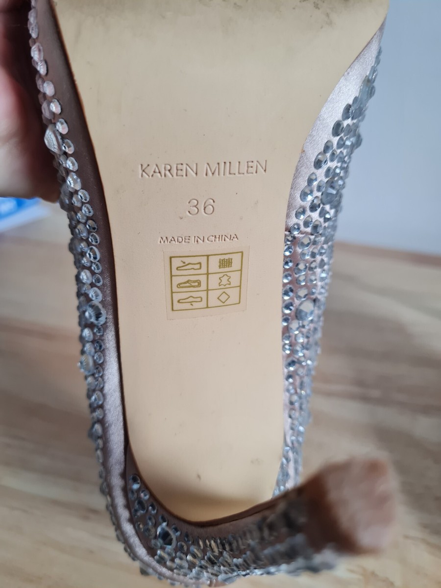 Chaussures Karen Millen Taille 36 - Talons, Couleur Rose, Occasion
