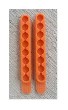 Tuff Products 38 357 40 Speed Quick Strip Revolver Loader 8 Round -2 Pack ORANGE