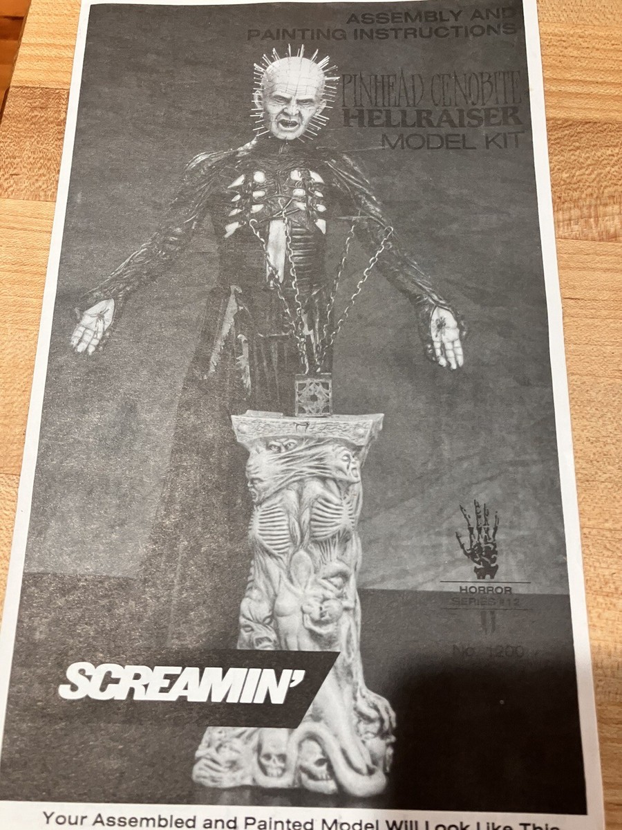 SCREAMIN PINHEAD CENOBITE & PILLAR OF SOULS ALTER GLOW IN THE DARK