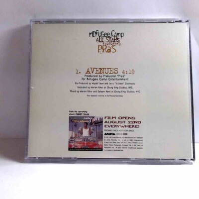 Refugee Camp All Stars Ft Pras – Avenues (CD, Promo, US, 1997