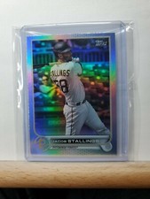 2022 TOPPS Series 1 Baseball Jacob Stallings base RAINBOW Foil/HOLO # 286