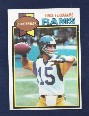 RAZOR SHARP PACK FRESH 1979 TOPPS #409 VINCE FERRAGAMO RAMSROOKIE RC .99 SH C392