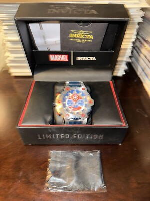 Invicta Marvel Captain America Bolt 51mm Steel Limited