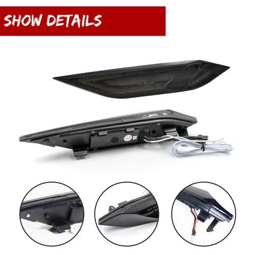 Smoke Sequential LED Side Marker Signal Lights For Porsche Cayenne 958 2011-2014 - Bild 5 von 10