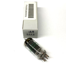 6AK6  JAN 6AK6  NOS  GE  USA   Valve  Tubes