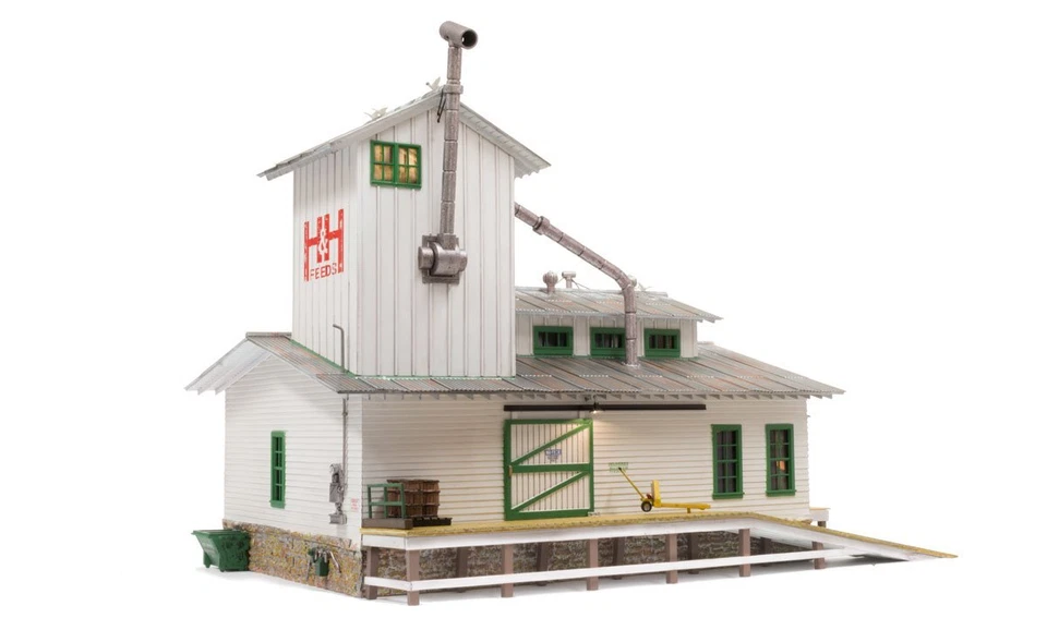 Woodland Scenics BR5859 H&H Feed Mill - O Scale - Image 3 of 4