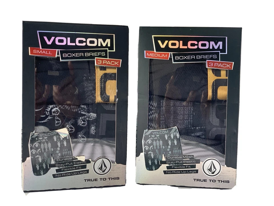 VOLCOM MEN'S PERFORMANCE  BOXER BRIEFS 3 PACK AND 4 PACK.  - Image 3 of 4