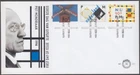 NETHERLANDS Sc # 850-2 FDC PIET MONDRIAN, PAINTER  and DETAILS from PAINTINGS