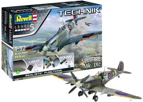 Revell Technique 00457 - 1/32 Supermarine Spitfire Mk.ixc-tech - Neuf - Afbeelding 1 van 1