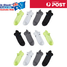 12X Rexy Seamless Sport Socks Non-Slip Heel Tab Running Gym Multicolour S-L