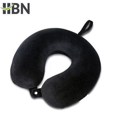 BN-LINK HBN Memory Foam Travel Pillows for Airplanes Neck Pillow for Traveling Cover
