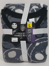Disney Tim Burtons Nightmare Before Christmas Ladies 2-Piece  Family PJ Size L