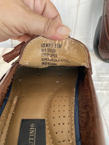 Giorgio Brutini Quaste Halbschuhe Herrenschuhe Größe 8,5 Newark Braun Lederschuhe - Bild 5 von 9