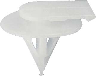 50x 8 Mm Nylon Trim Panel & Fender Flare Moulding Clip For Mini - Foto 3