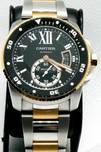 cartier diver gold