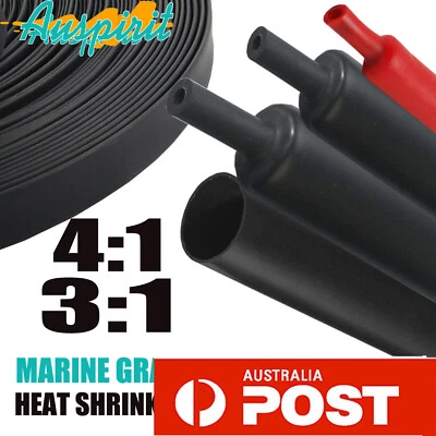 Dual Wall Heat Shrink Tubing Cable Tube Electric Wire Insulation Sleeving Proect - image 1 of 4