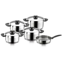 5 Tlg. Topfset 18/10 Edelstahl TöPfe Kochtopf Set Induktion Neu Ovp