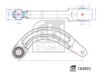 Febi Querlenker Hinten FüR Audi Q4 Cupra Born Enyaq Iv ID.3 ID.4 ID.5 11.19-