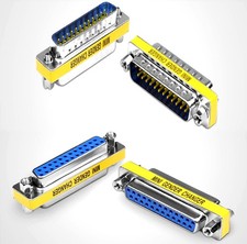 4 Pack DB25 25Pin DSub Gender Changer Adapter 2 Male To Male 2 Female CNC
