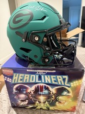 Matthew Golden Signed Packers RAVE Full Size SPEEDFLEX Helmet BECKET COA