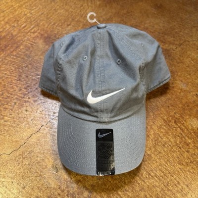 Nike Heritage 86 Strapback Cap - Gray - Adjustable - Unisex - One Size