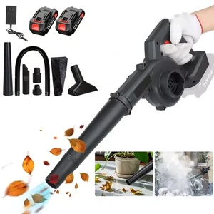 2in1 Cordless Leaf Blower VacuumElectric Blower Outdoor Use for Yard Garage Room
