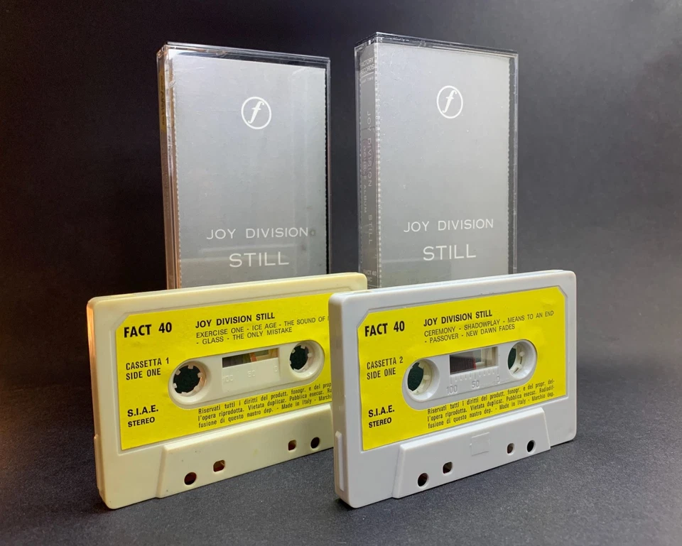 Joy Division STILL Cassettes I & II **EARLY 1980s ITALIAN ISSUE** FACT 40 *RARE*