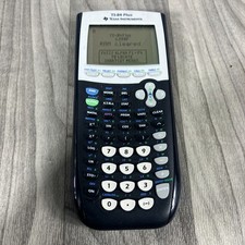 Texas Instruments TI-84 Plus Silver Edition Graphing Calculator No Battery Cover