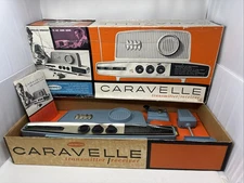 Complete In Box 1962 Remco Caravelle Radio Style #120 Transmitter Receiver Radio