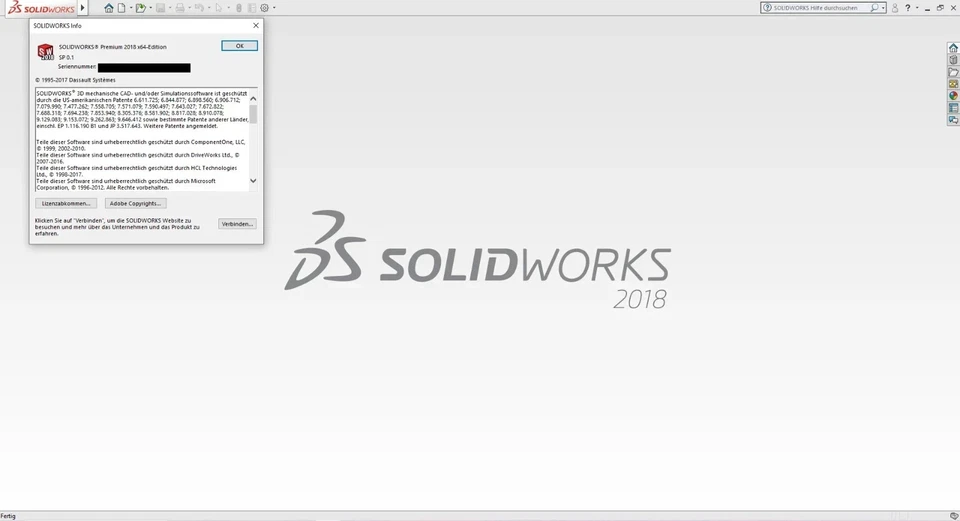 Solidworks 2018 Premium Vollversion Kauflizenz Dauerlizenz Windows - Lebenslang - Bild 4 von 4