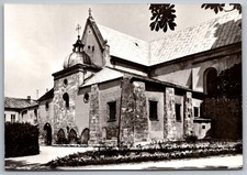 Jędrzejów RPPC Cistercian Church Fragment Poland Real Photo Postcard c.1970s