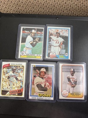 Complete Eddie Murray Early Career Run 11 Cards 1979-1983 Includes 1979 Topps HO