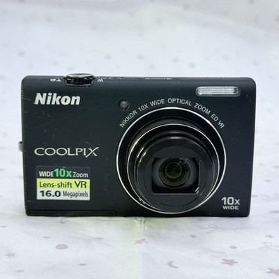Nikon Coolpix S6200 Digital Camera 95% New Black English