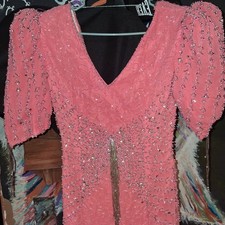 Vintage Size 8 Authentic 1980s-90s "Black TIE" PROM/GALA GOWN