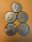 (4) 1967 NO MINT & (1) 1968 D KENNEDY HALF DOLLAR, 40 % SILVER
