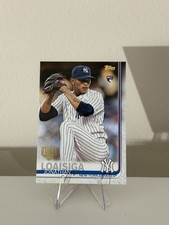 2019 Topps Series 1 150th Anniversary Gold Stamp #243 Jonathan Loaisiga Rookie