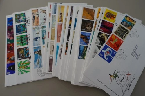 GB Fine Collection 42 First Day Covers FDCs 1999-2002 SPECIAL CANCELS