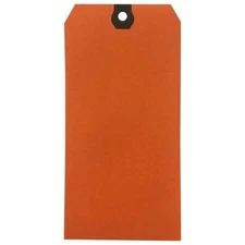 Zoro Select 61Kv03 Blank Shipping Tag,Paper,Orange,Pk500