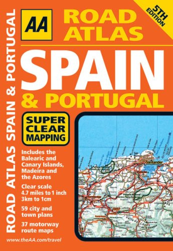 AA Road Atlas Spain and Portugal (AA Atlases and M... by AA Publishing Paperback - Imagen 1 de 2