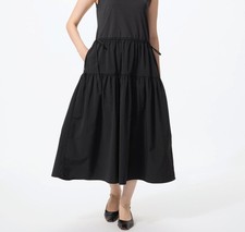 UNIQLO Combination Tiered Dress Japan NEW