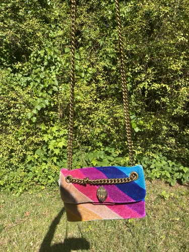 Kurt Geiger Kensington Velvet Bag w/ Dust Bag - Picture 5 of 12