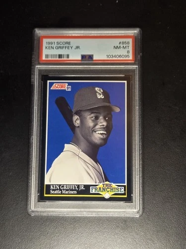 1991 Score - Ken Griffey Jr #858 - PSA 8 NM-MT NICE CARD!!!!