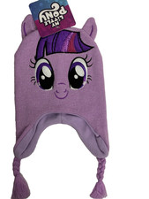 My Little Pony Beanie Hat Cap Girls Youth Fleece Lined Purple One Size