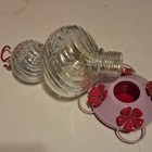 Royal Wing Iridescent Glass Hummingbird Feeder, Hanging, 4 Stations, Easy Refill — photo 5
