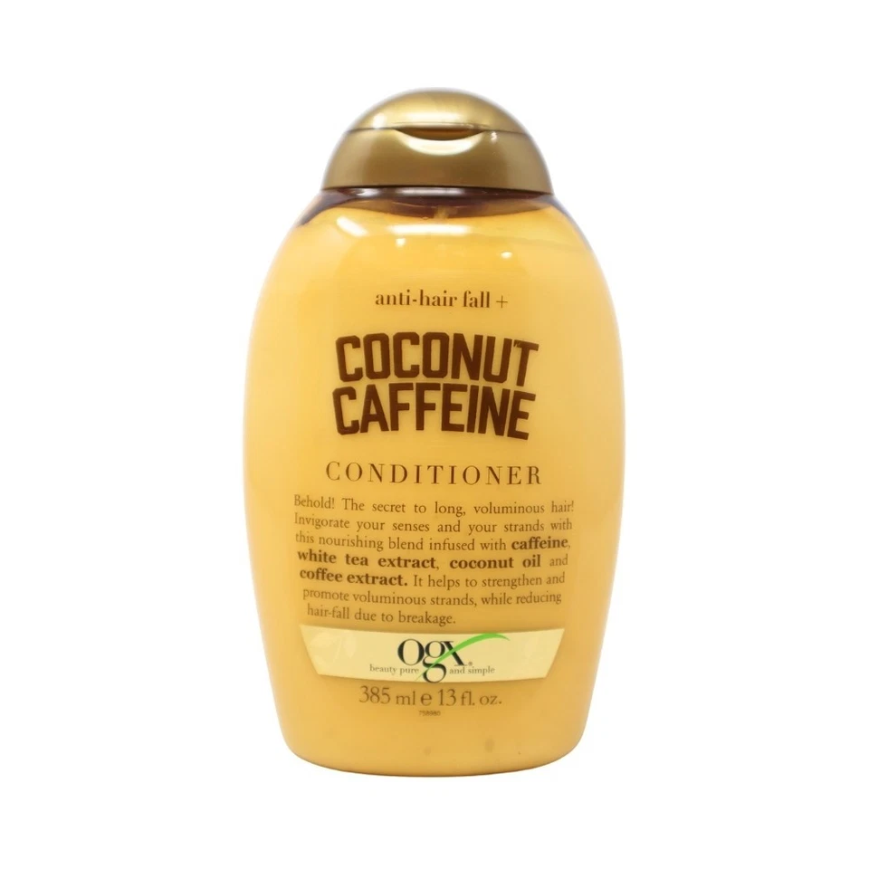 Champú y acondicionador fortalecedor de cafeína + caída del cabello OGX, 10 OZ Foto 4 de 4